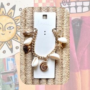 🎉🎉Gold-plated Seashell Starfish Beach Bracelet